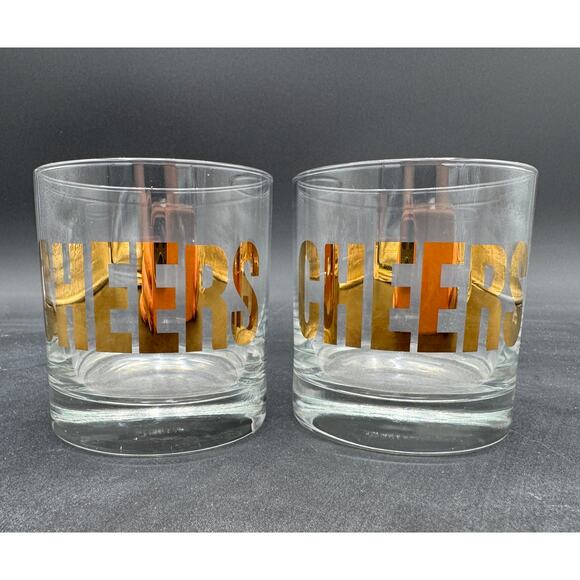 CHEERS Double Old Fashioned DOF Glasses Set of 2 - Picture 2 of 6